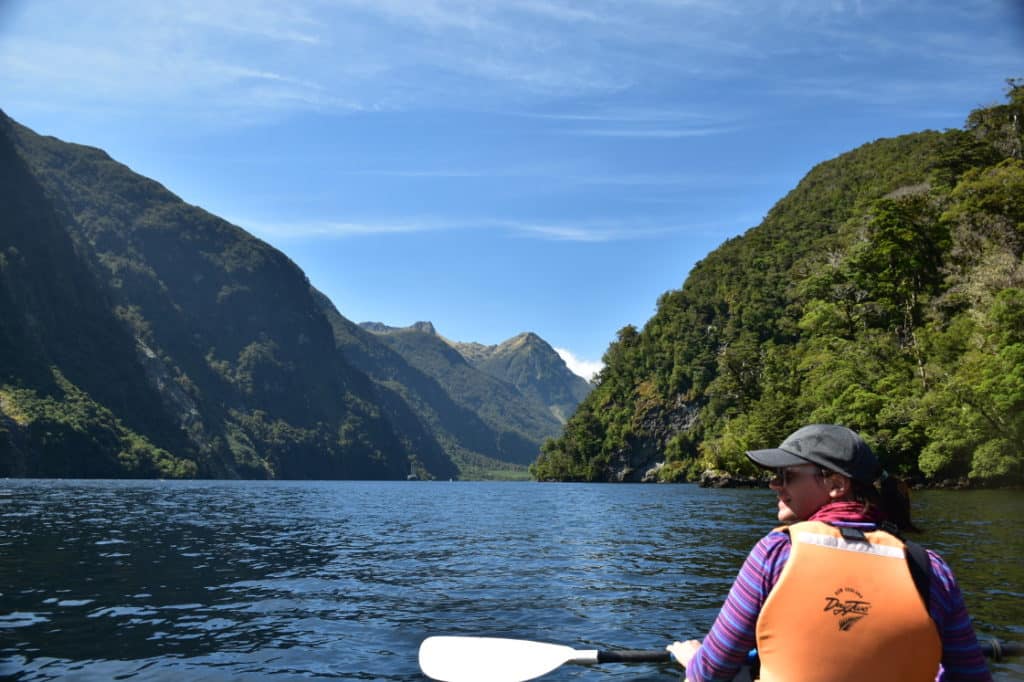 Session kayak, la tranquillité et le silence.